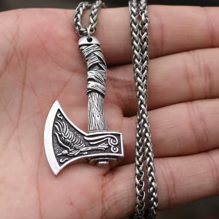 Fenrir axe necklace