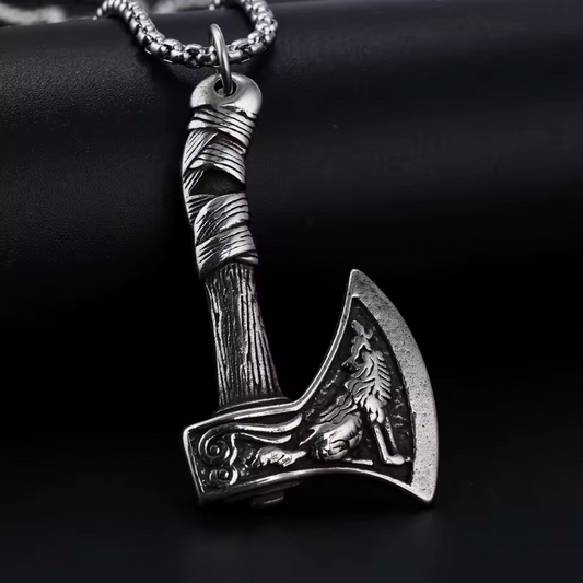 Fenrir axe necklace